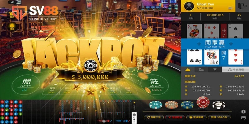 Được trải nghiệm gì khi tham gia Live Casino SV88?